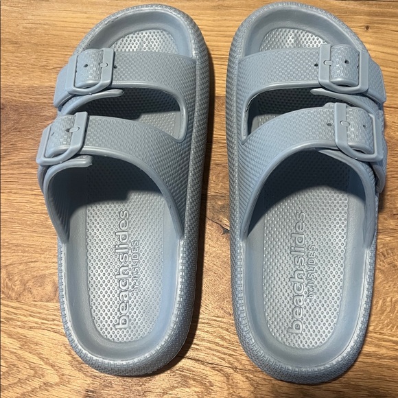 NEW Beach Slides by J/Slides Grey Eva SoCool Platform Slides Size 8 - Picture 3 of 12
